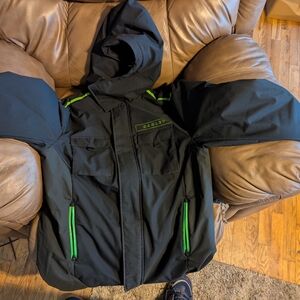 Oakley Black Jacket with Green Accents